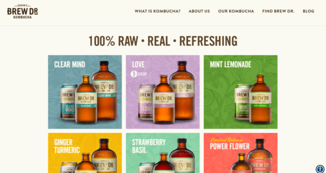 Website Remake - Kombucha